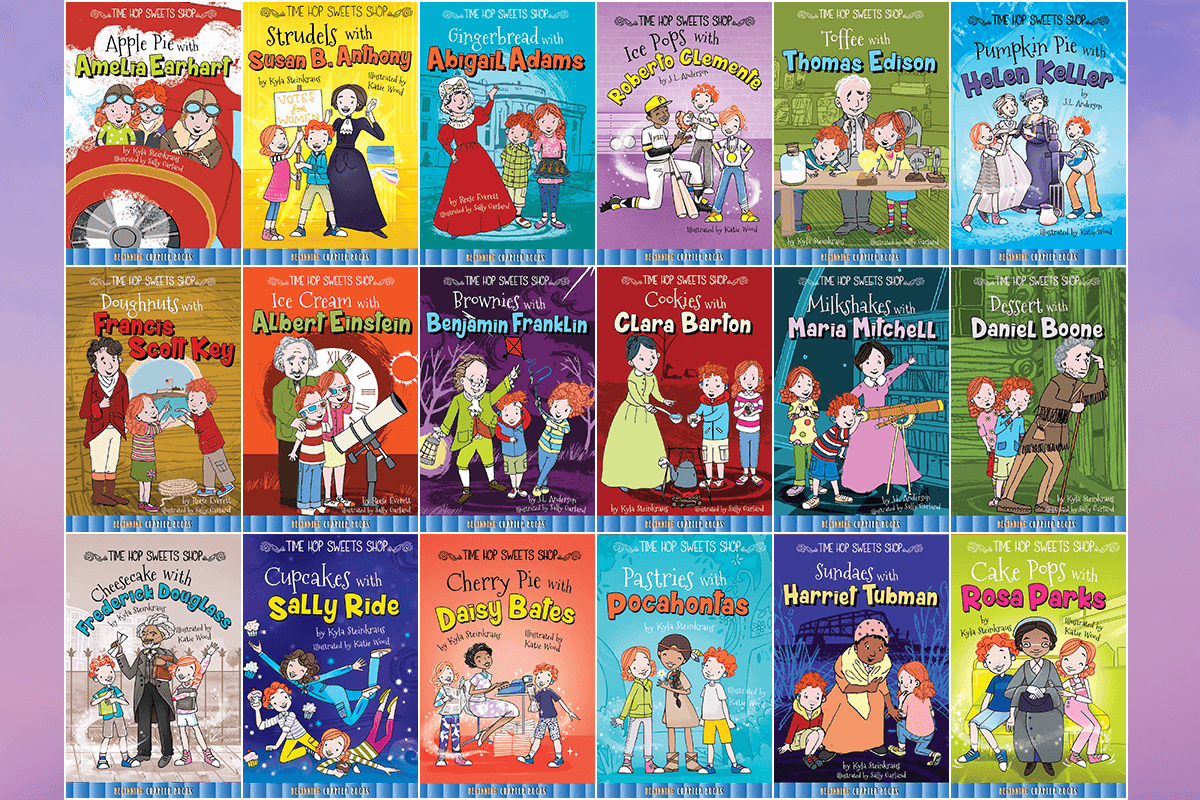 Time Hop Sweets Shop biographies for kids with fun fictional stories